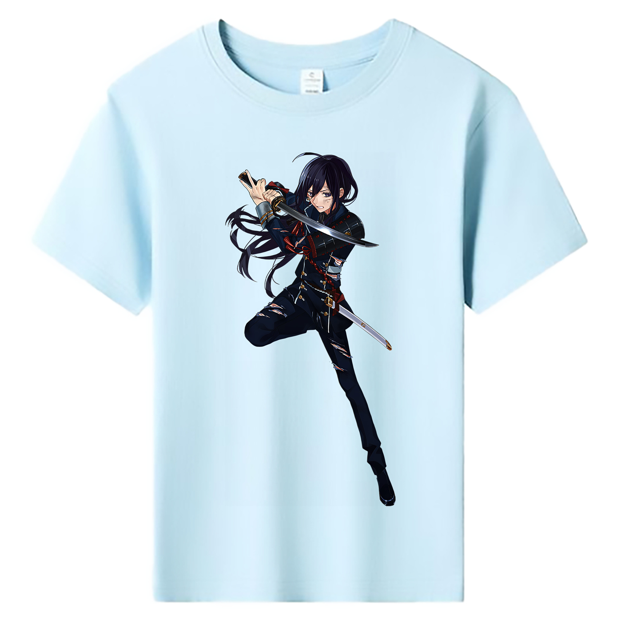 （画像用） 刀剣乱舞 Touken Ranbu 綿100％キッズTシャツ（フロントプリント）